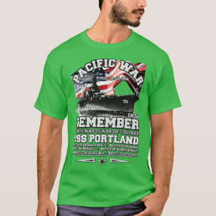 Camiseta RECUERDE USS Portland US cruiser