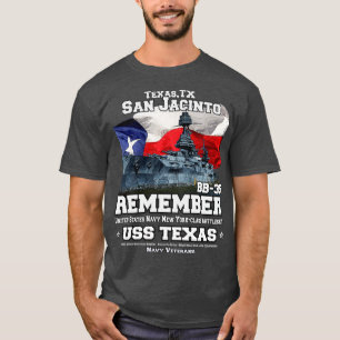 Camiseta Recuerde USS Texas BB35 Veteranos de la Batalla 1