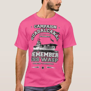 Camiseta RECUERDE USS WASP CV7 Campaña Guadalcanal