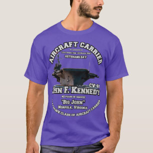 Camiseta RECUERDE Veteranos USS John Kennedy CV67