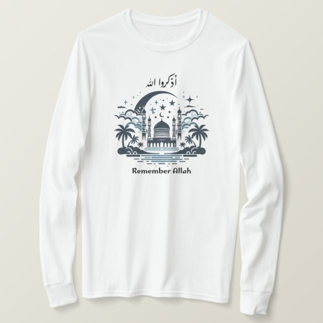 Camiseta Recuerden a Alá (Anverso del diseño)