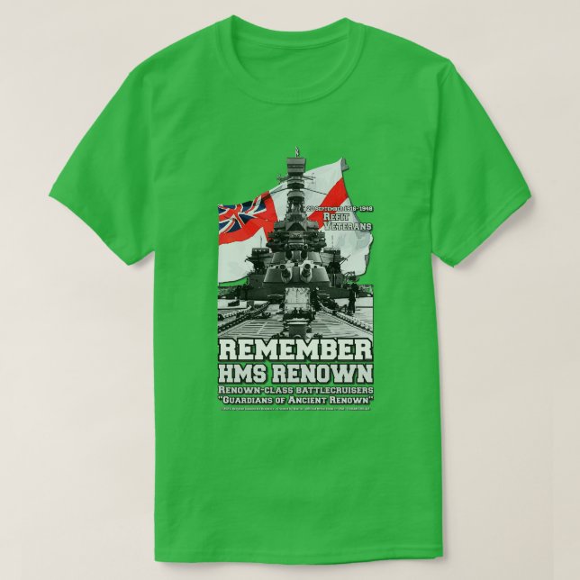 CAMISETA RECUERDEN A HMS (Diseño del anverso)