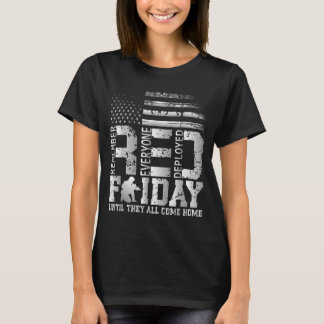 Camiseta Recuerden a Todos los Desplegados el Viernes Rojo