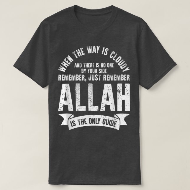 Camiseta Recuerden Allah Islam Muslim Religith Mosqu (Diseño del anverso)