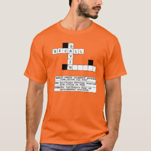 Camiseta Recuerden la cruz de la palabra masculina de Gavin