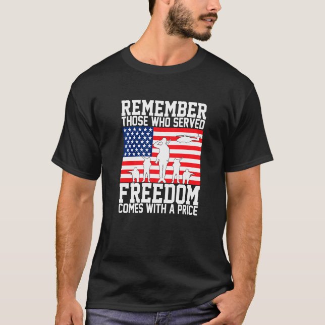 Camiseta Recuerden Que Los Que Sirvieron A La Libertad Vien (Anverso)