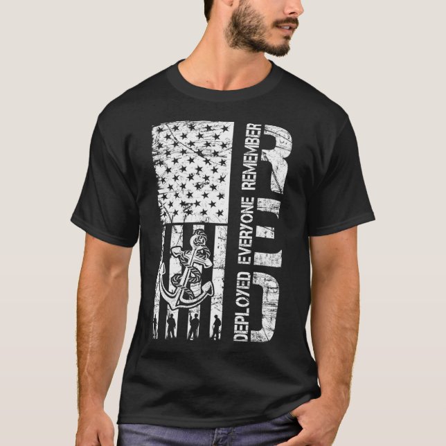 Camiseta Recuerden todos los soldados de la marina desplega (Anverso)