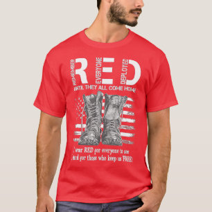 Camiseta Recuerden todos los veteranos desplegados Viernes