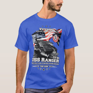 Camiseta RECUERDEN USS CVCVA61 Veteranos