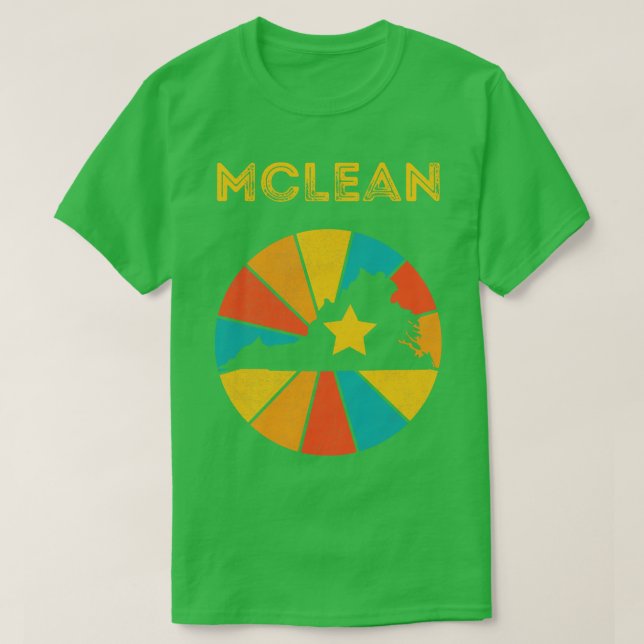 Camiseta Recuerdo con problemas de la época de McLean Virgi (Diseño del anverso)