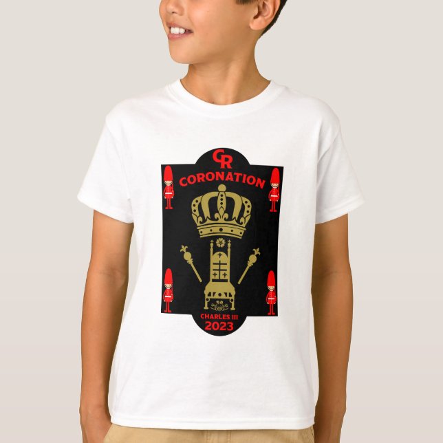 Camiseta Recuerdo conmemorativo de la coronación del Rey Ca (Anverso)