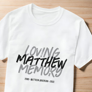 Camiseta Recuerdo conmemorativo grunge personalizado