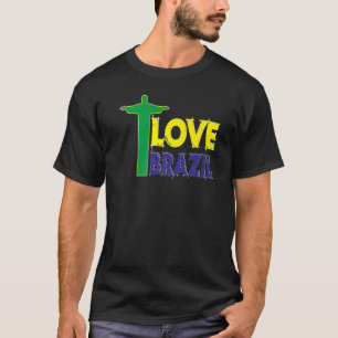 Camiseta Recuerdo de Brasil para hombres mujeres 1
