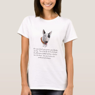 Camiseta Recuerdo de Bull Terrier, Perra
