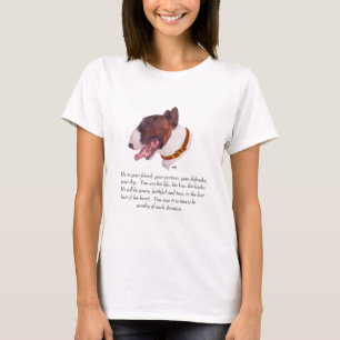 Camiseta Recuerdo de Bull Terrier, perro macho