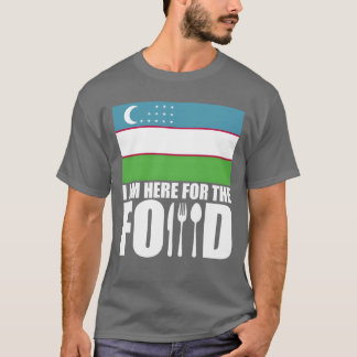 Camiseta Recuerdo de comida de viaje de Uzbekistán chico