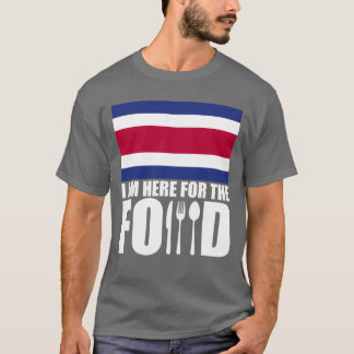 Camiseta recuerdo de Costa Rica comida viaje chica