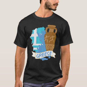 Camiseta Recuerdo de Hellas Grecia para hombres y mujeres
