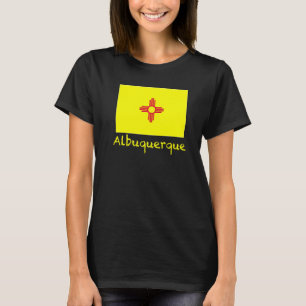 Camiseta Recuerdo de la bandera de Albuquerque Nuevo México