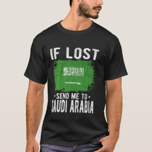 Camiseta Recuerdo de la bandera de Arabia Saudita - Si me p