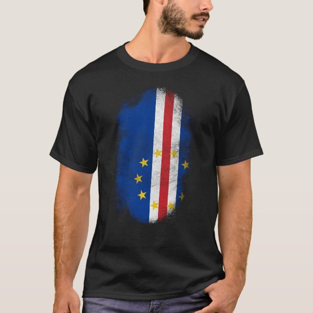 Camiseta Recuerdo de la bandera de Cabo Verde - Cabo (Anverso)