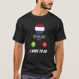 Camiseta Recuerdo de la bandera de Países Bajos Países Bajo