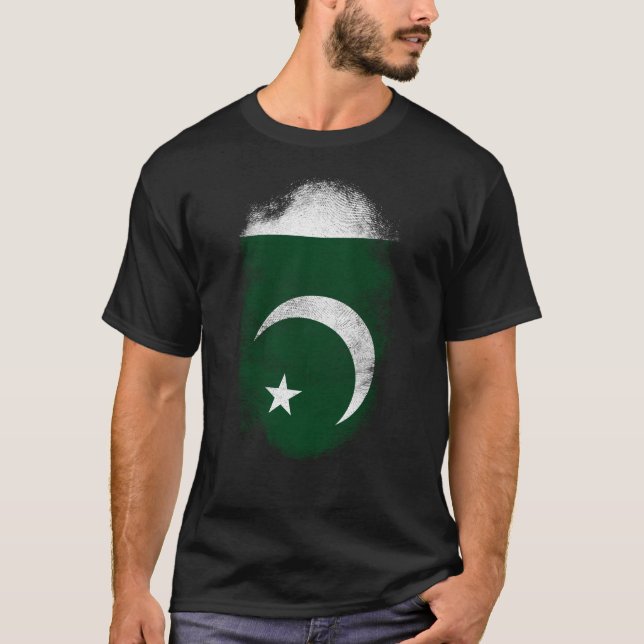 Camiseta Recuerdo de la bandera de Paquistán - pakistaní (Anverso)