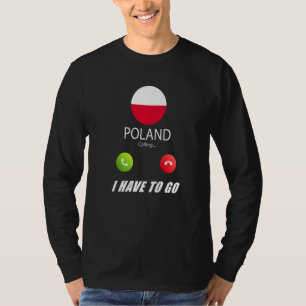 Camiseta Recuerdo de la bandera de Polonia Polonia está lla