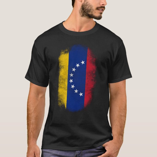 Camiseta Recuerdo de la bandera de Venezuela - venezolano (Anverso)
