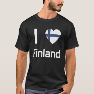 Camiseta Recuerdo de la bandera nacional de Finlandia para