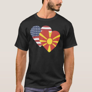 Camiseta Recuerdo de la Bandera Nacional de Macedonia para 