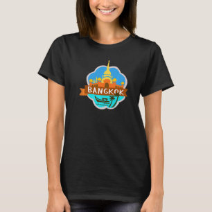 Camiseta Recuerdo de la ciudad de Bangkok Tailandia para ho