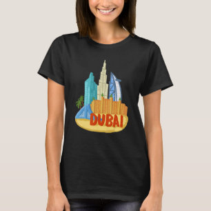 Camiseta Recuerdo de la ciudad de Dubái Emiratos Árabes Uni