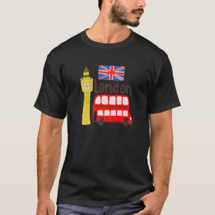 Camiseta Recuerdo de la ciudad de Londres Inglaterra Reino