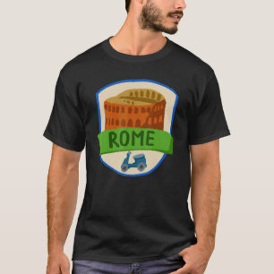 Camiseta Recuerdo de la ciudad de Roma Italia para hombres