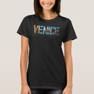 Camiseta Recuerdo de la ciudad de Venecia Italia para hombr