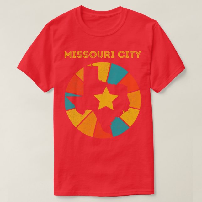 Camiseta Recuerdo de la época de la cosecha de Misuri City  (Diseño del anverso)