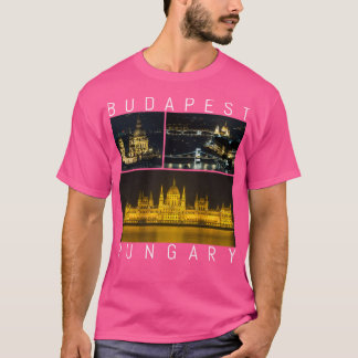 Camiseta Recuerdo de la galería de lugares famosos de Budap