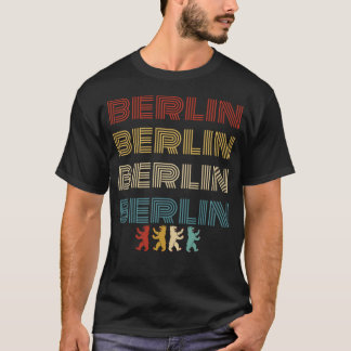 Camiseta Recuerdo de la osa de Berlín vintage metrópolis de