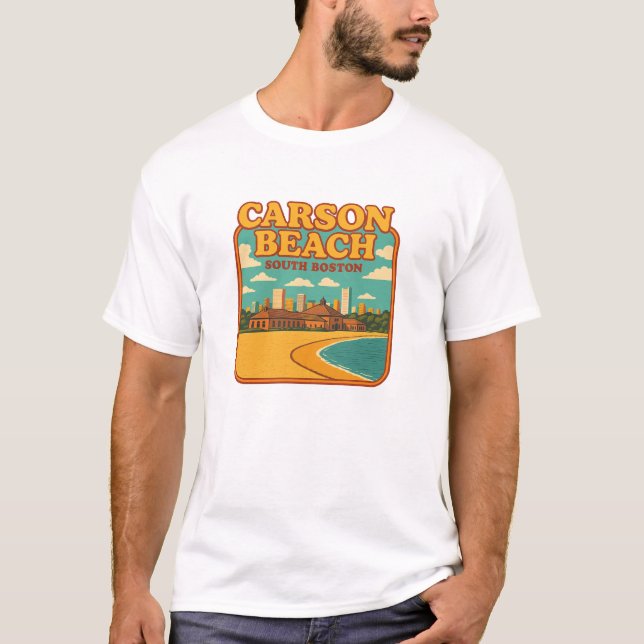 Camiseta Recuerdo de la playa de Carson  (Anverso)