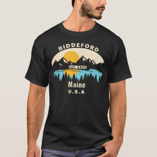 Camiseta Recuerdo de la puesta de sol en la montaña de Bidd