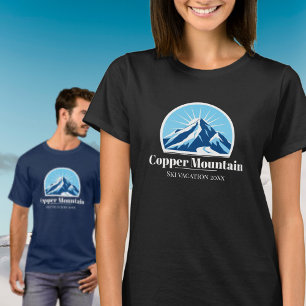 Camiseta Recuerdo de las vacaciones de esquí de Copper Moun