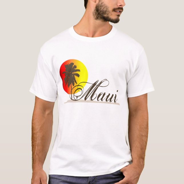 Camiseta Recuerdo de Maui Hawaii (Anverso)