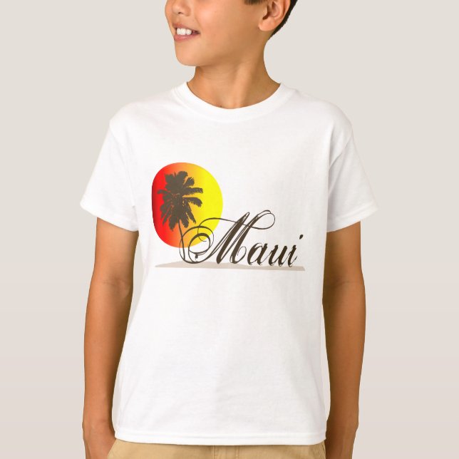 Camiseta Recuerdo de Maui Hawaii (Anverso)