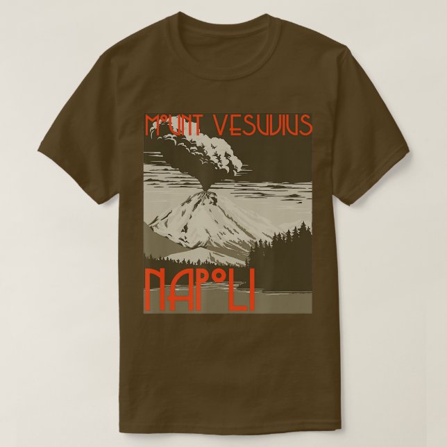 Camiseta Recuerdo de Mt Vesuvius (Diseño del anverso)