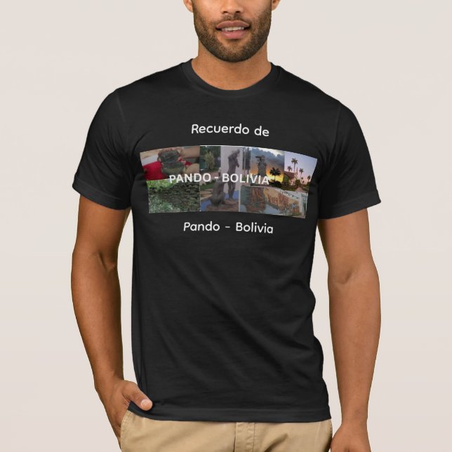 Camiseta Recuerdo de Pando Bolivia (Anverso)