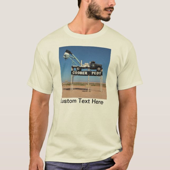 Camiseta Recuerdo de Personalizable Coober Pedy interior (Anverso)