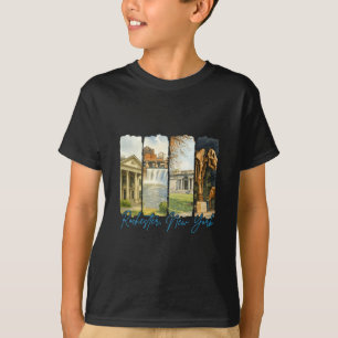 Camiseta Recuerdo de pincelada viajera de Rochester Nueva Y