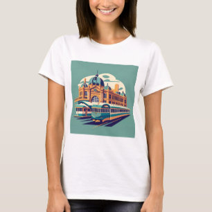 Camiseta Recuerdo de pintura de Melbourne Australia