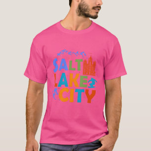 Camiseta Recuerdo de Salt Lake City Esquí Utah Salt Lake Ci